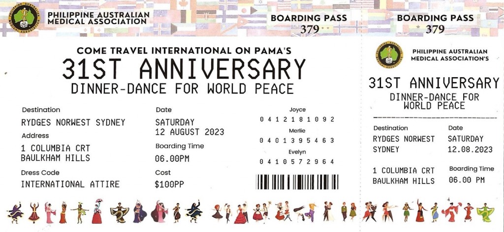 PAMA TICKET 2023